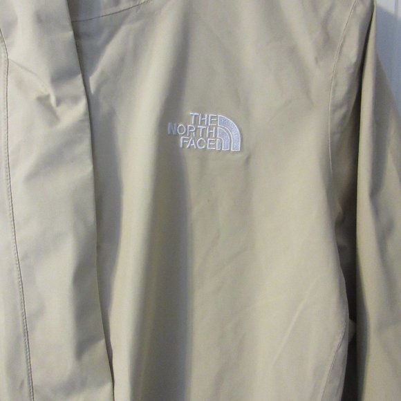 North Face Mid Length City Beeze Rain Jacket Beige size XL NWT - Picture 3 of 5